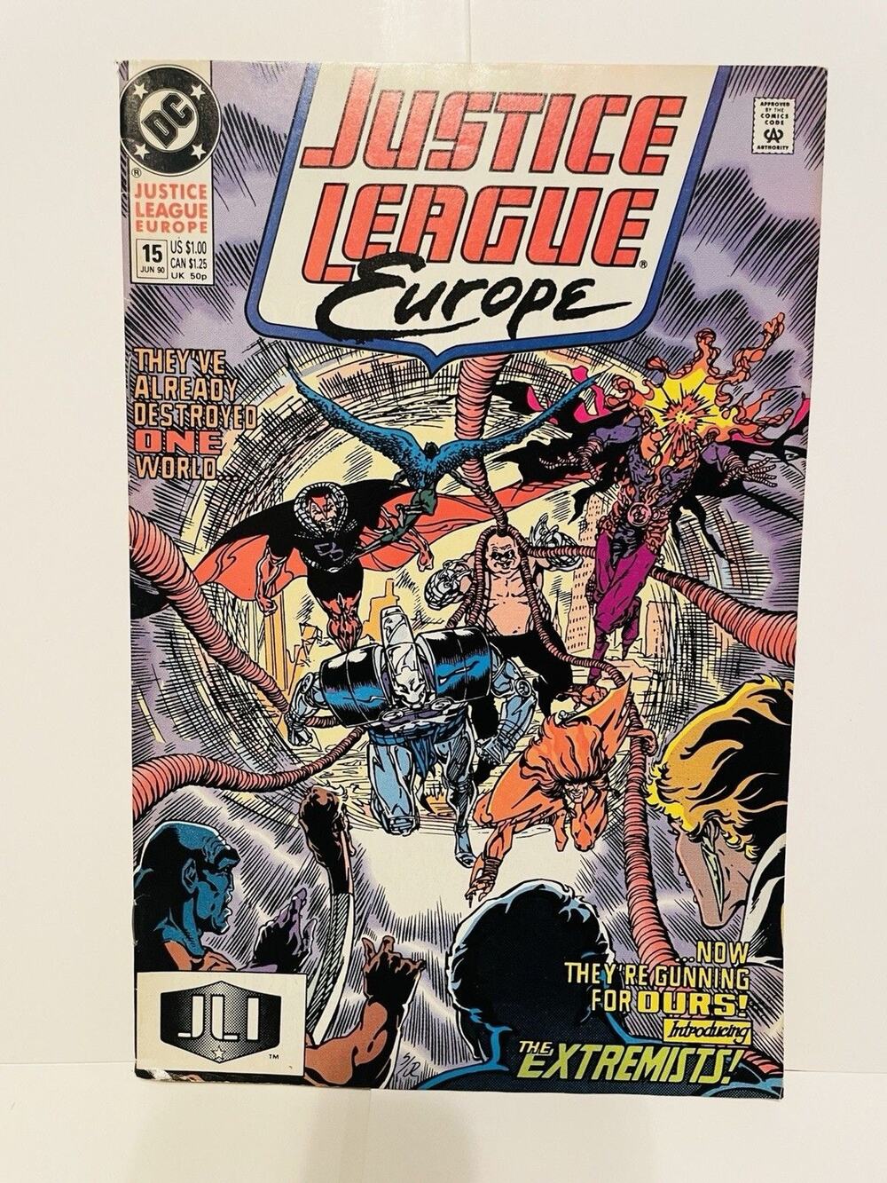 Justice League Europe #15 (Jun 1990, DC) Comic Introducing The Extremists